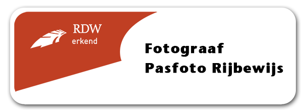 Sjabloon RDW-erkende Pasfoto's bij Foto Bertelink in Hengelo